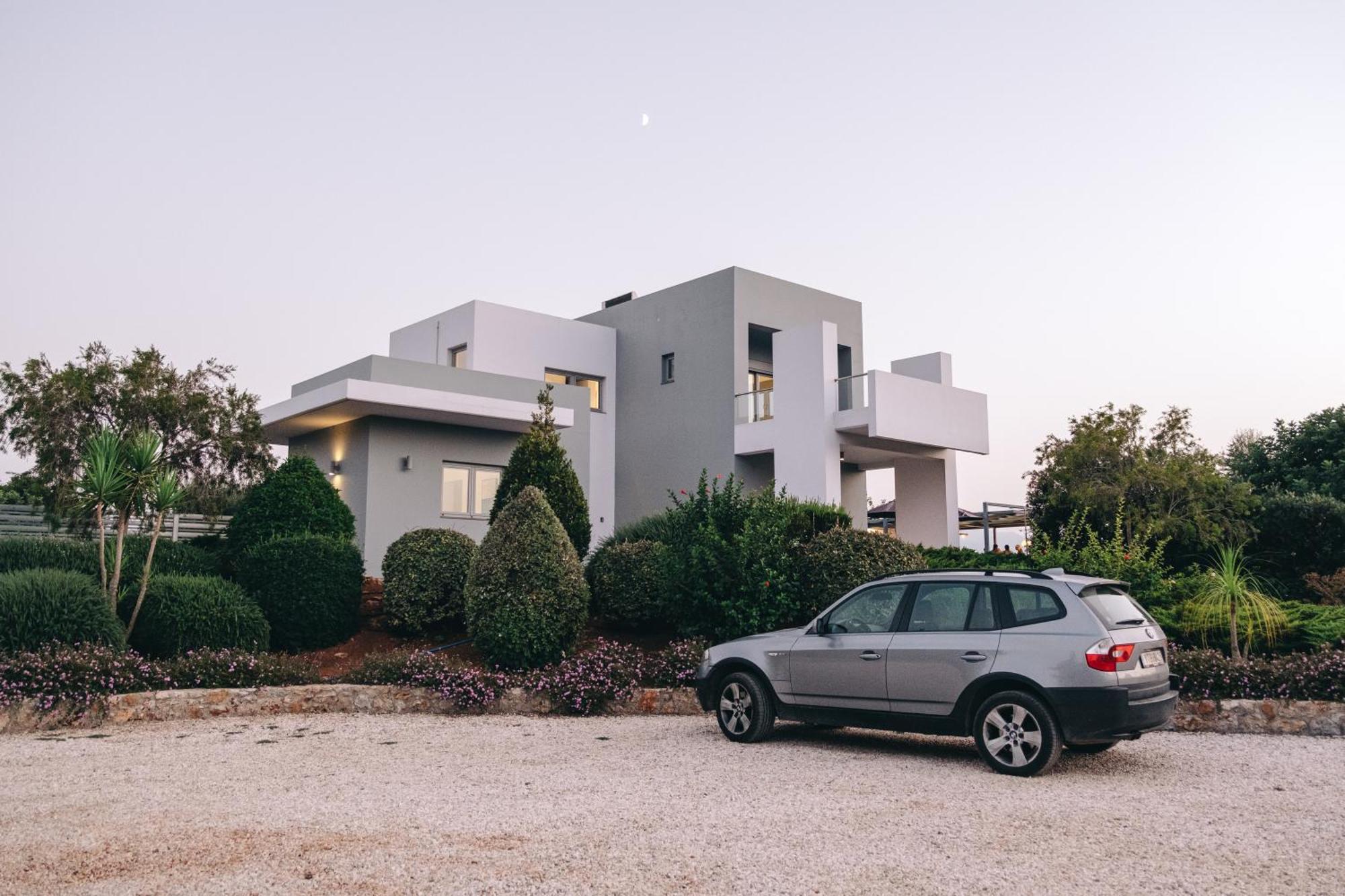 Helios A Modern Large Villa With Private Pool Set In A Quiet Location Stavros  Exterior photo