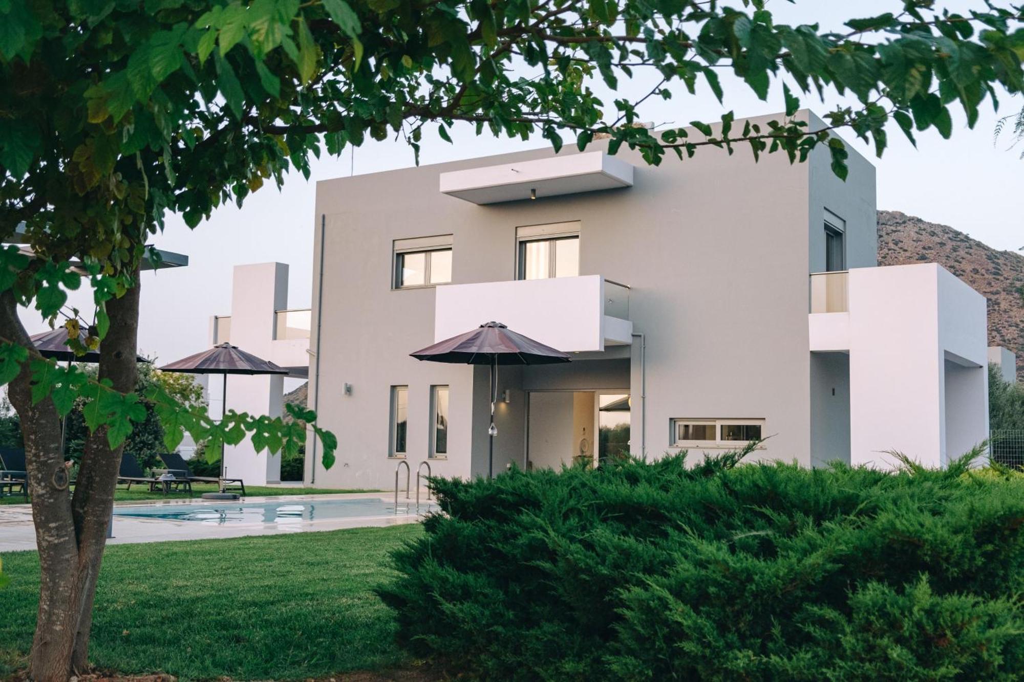 Helios A Modern Large Villa With Private Pool Set In A Quiet Location Stavros  Exterior photo